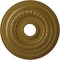 Ekena Millwork Oldham Ceiling Medallion (Fits Canopies up to 8 5/8"), Hand-Painted Gold, 18"OD x 3 3/8"ID x 7/8"P CM18OL1GLS - alternate 1